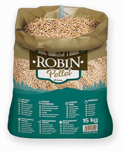 worek pelletu opałowego Robin do kupienia w Mońkach lub sklepie internetowym